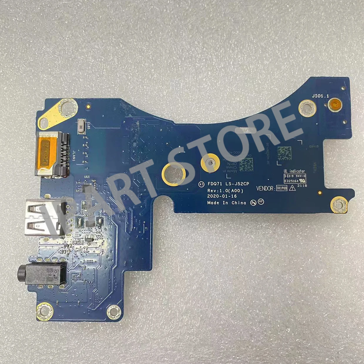 

FDQ71 LS-J52CP For DELL Alienware M17 R4 USB AUDIO Ethernet WLAN IO Board With CN-0R18KH 0R18KH R18KH