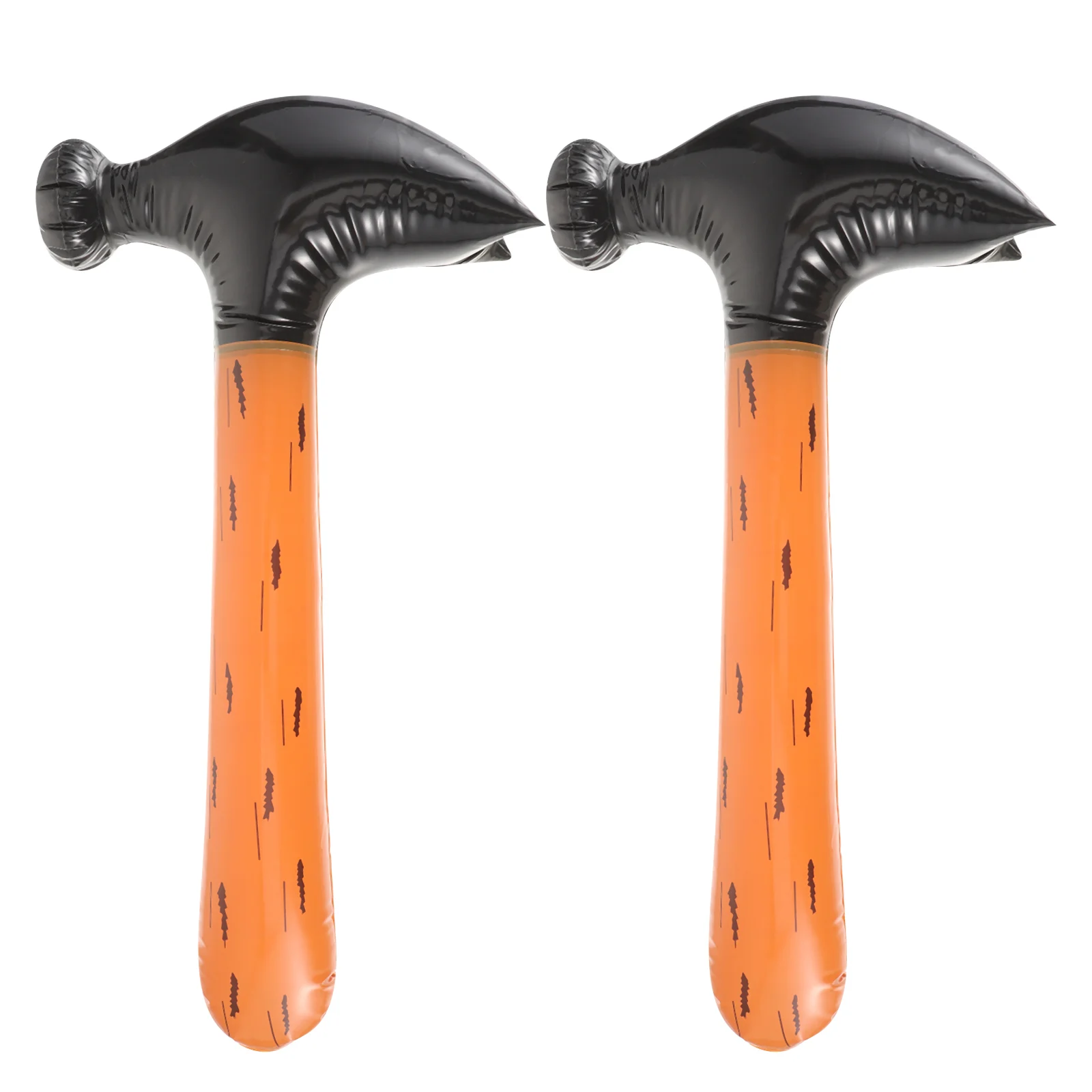 2 Pcs Inflatable Hammer Toy Children Large Hard Handle Ornaments for Kids Party Favors Pvc Decorative Pool Toys