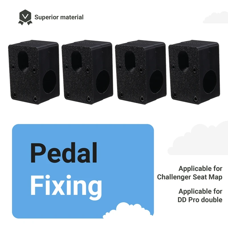 Pedal Fixing Kit For Playseat Challenge Seat For DD Pro Double Pedal Fixation Kit