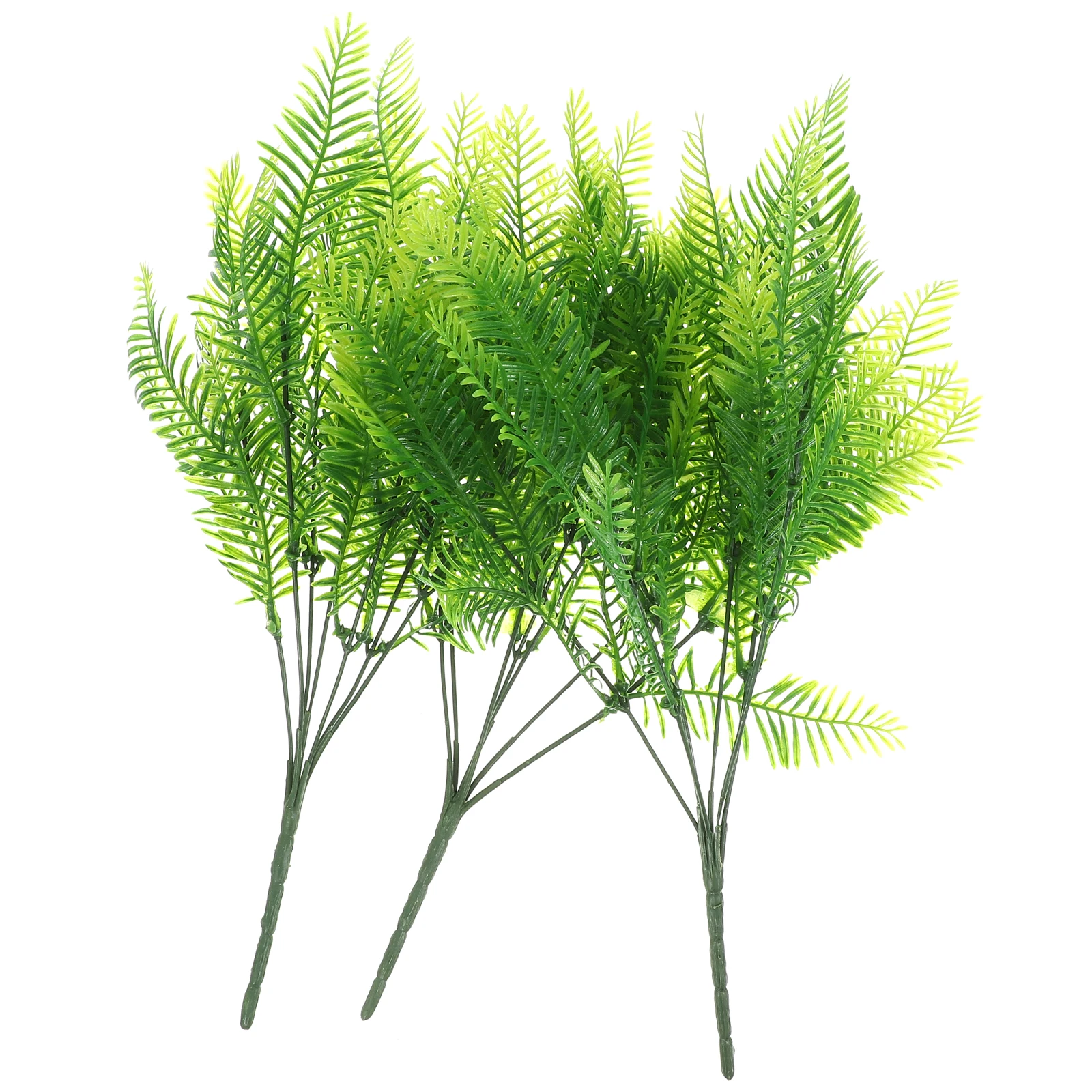 

3Pcs Simulation Fern Plants Artificial Realistic Stem for Home Garden Wedding Table Centerpieces Indoor Outdoor Decor