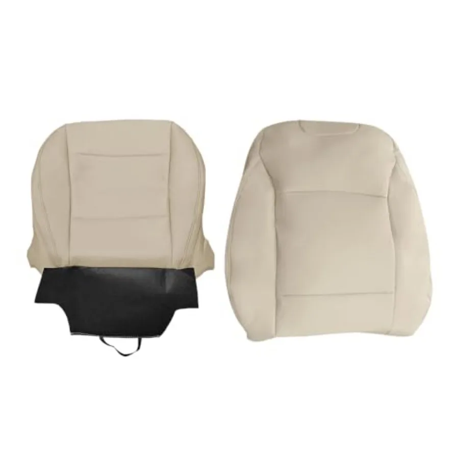 

Driver Bottom Top Leather Perforated Seat Cover Cover Replacement Tan Driver Side Seat Cover Compatible with 2015-2019 Subaru O