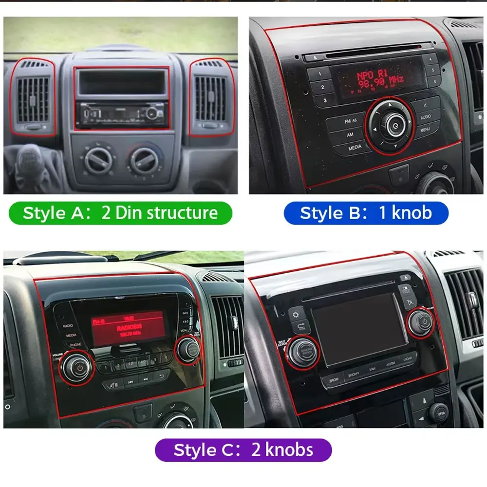 Android 16 For Fiat Ducato 2005-2023 Citroen Jumper Peugeot Boxer 2011-2015 Car Radio Multimedia Video Player CarPlay Auto 4G BT