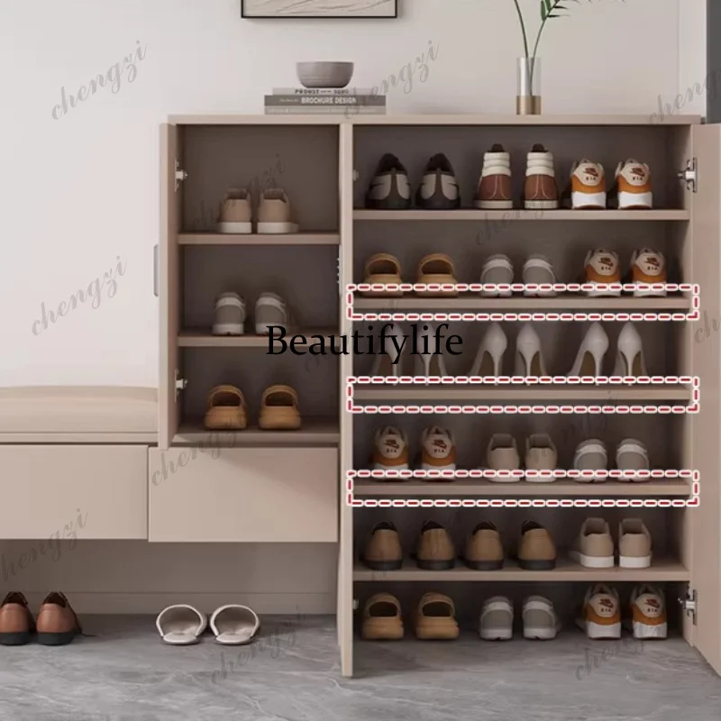 Storage Living Room Shoe Rack Hotel Bench Balcony Hallway Shoe Cabinet Display Entrance Schuhschrank Space Saving Furniture
