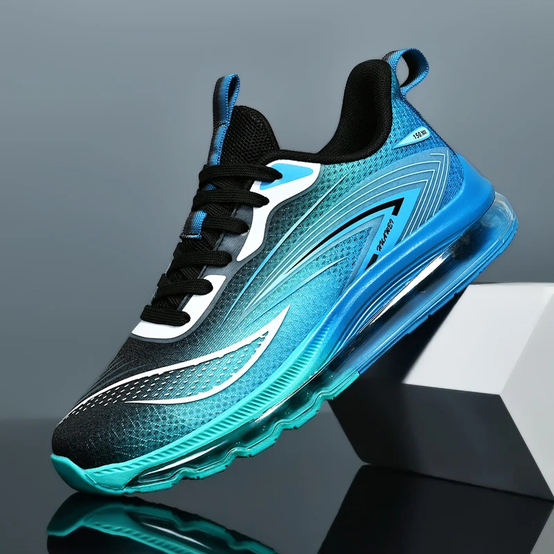 

Big Size Running Shoes for Men Shock-Absorbant Jogging Sneakers Breathable Mesh Outdoor Sneakers Non Slip Jogging Sport Shoes