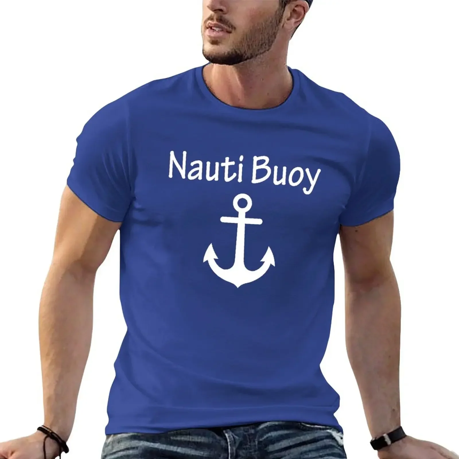 Nauti Buoy T-Shirt cotton graphic tees vintage anime shirt mens graphic t-shirts big and tall