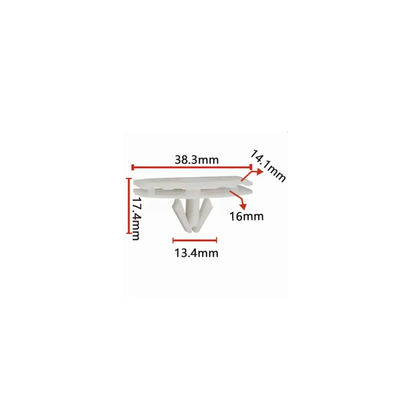 30x Mudguard Retainer Flare Clip For Jeep For Wrangler(JL) 2018-2020 For Jeep For Gladiator(JT) 2020 68395634AA/68526185AA