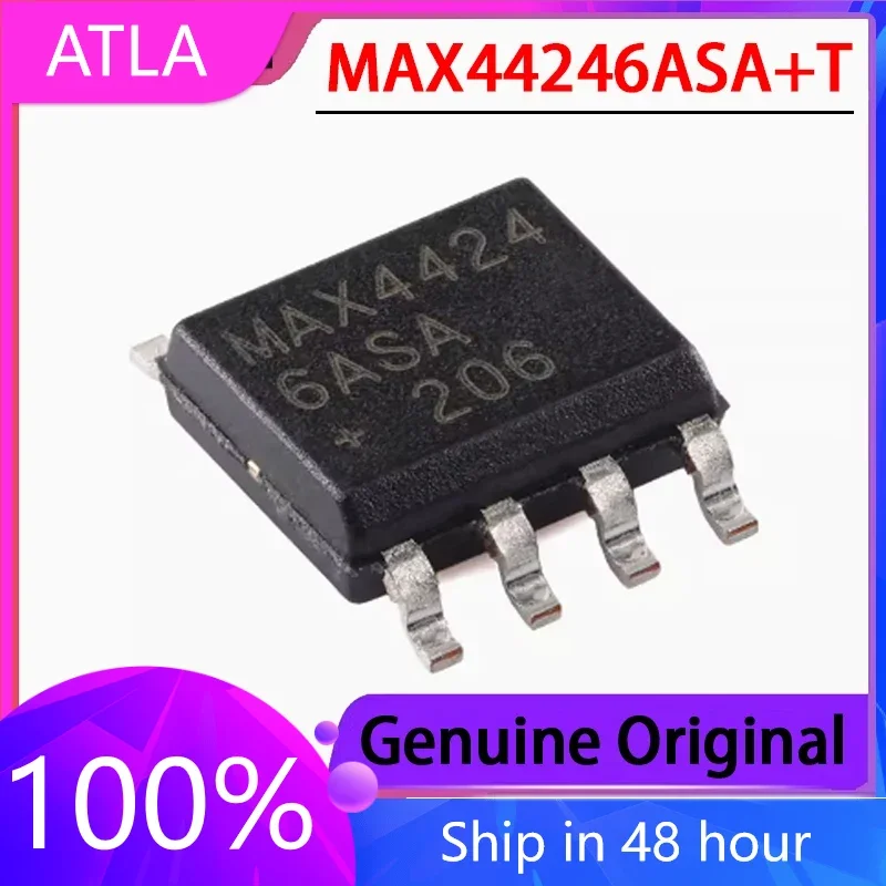 

5PCS New Original MAX44246ASA+T MAX44246ASA SOP-8 36V Low Noise Precision Dual Channel Operational Amplifier Chip