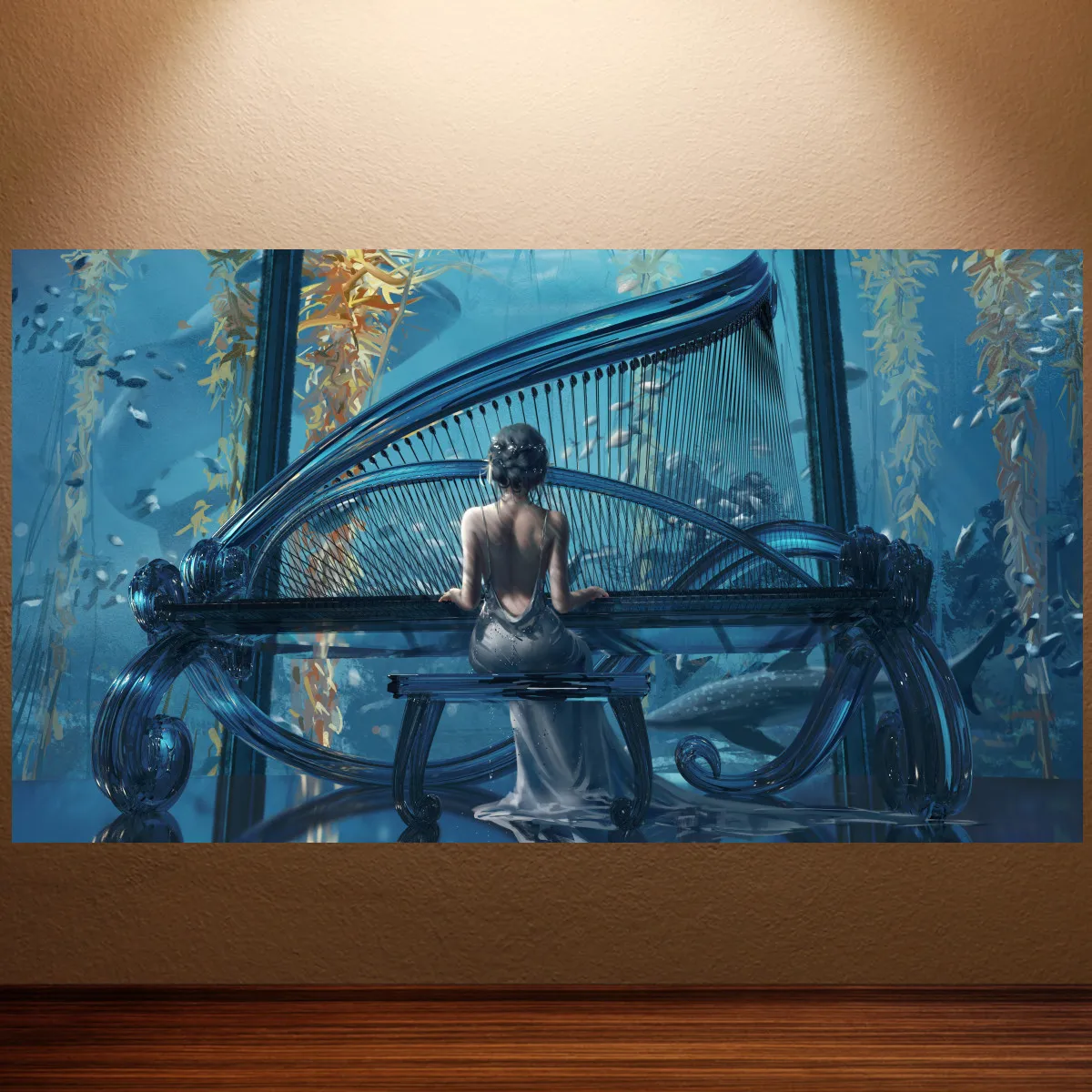 Ghost Blade Anime Poster Wlop Secondary Anime Custom Poster Canvas Wall Painting Living Room Wall Decor Room Wall Art Stickers