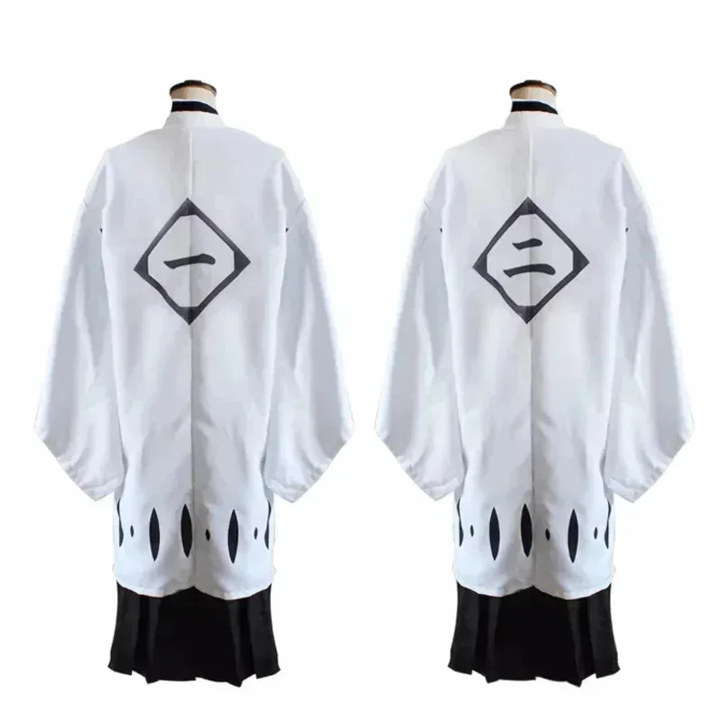 COSZTKHP No.13 بليتش الأبيض هاوري تأثيري حلي الكابتن عباءة قصيرة/طويلة الأكمام عباءة هالوين كرنفال حفلة زي