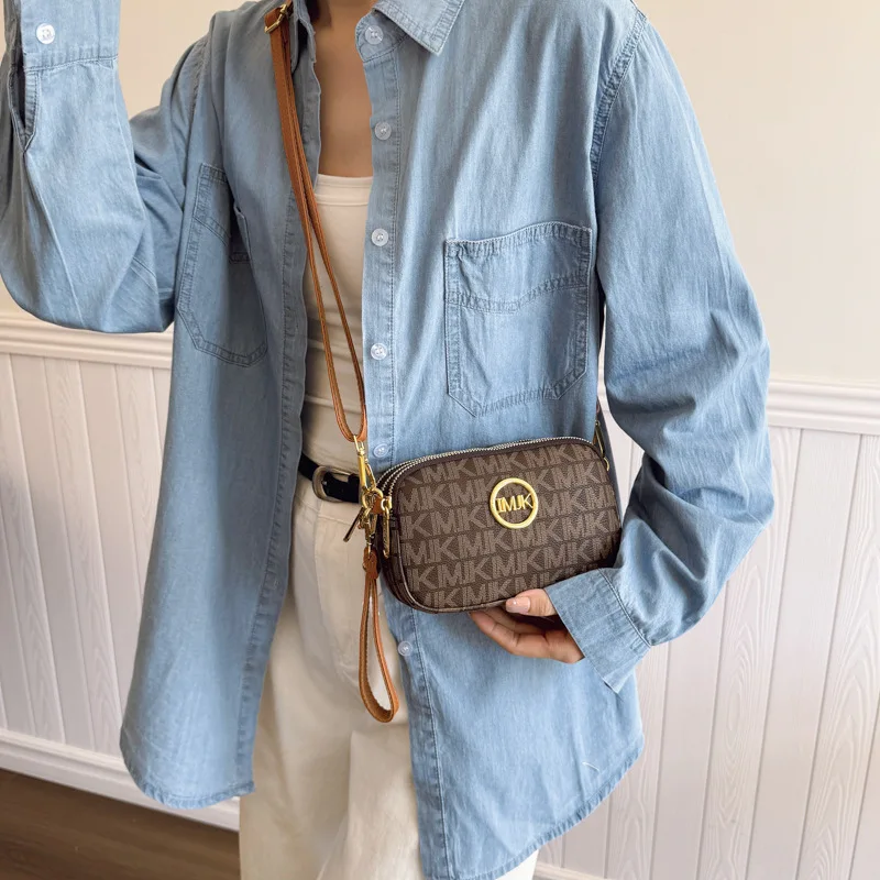 حقيبة كاميرا فاخرة جديدة 2025 - حزمة صدر كروس نسائية مطبوعة بتصميم كلاسيكي، نمط كتف محمول متعدد الاستخدامات #3