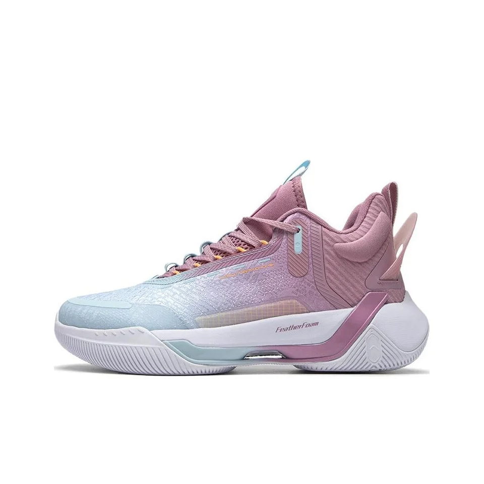 XTEP YOUYUN 6 PRO Low top Basketball Shoes Men's Clear Blue Mallow Purple 876119120019/