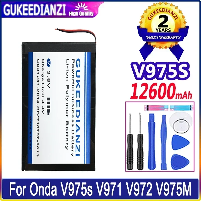 High Capacity Replacement Batteries 12600mAh For Onda V975M V975S V972 V971 Laptop Battery + Free Tools