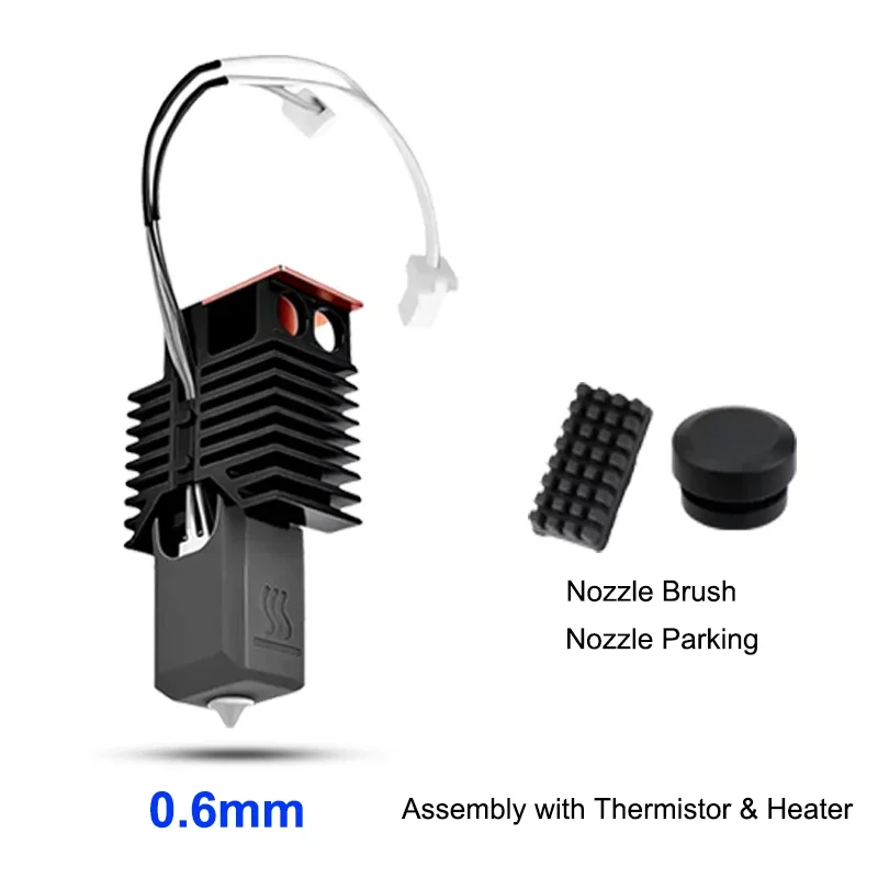 3D-printeronderdelen voor Snapmaker U1 Hotend Kit, volledig gemonteerde hotend, plug & play keramisch blok voor 0,2 0,4 0,6 0,8 mm 3D-printkop