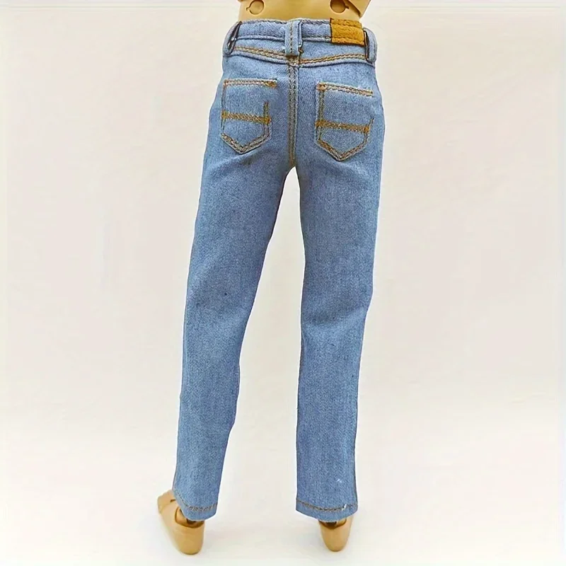 1/6 Scale Ripped Jeans Trend Make Old Pants Clothes Model for 12