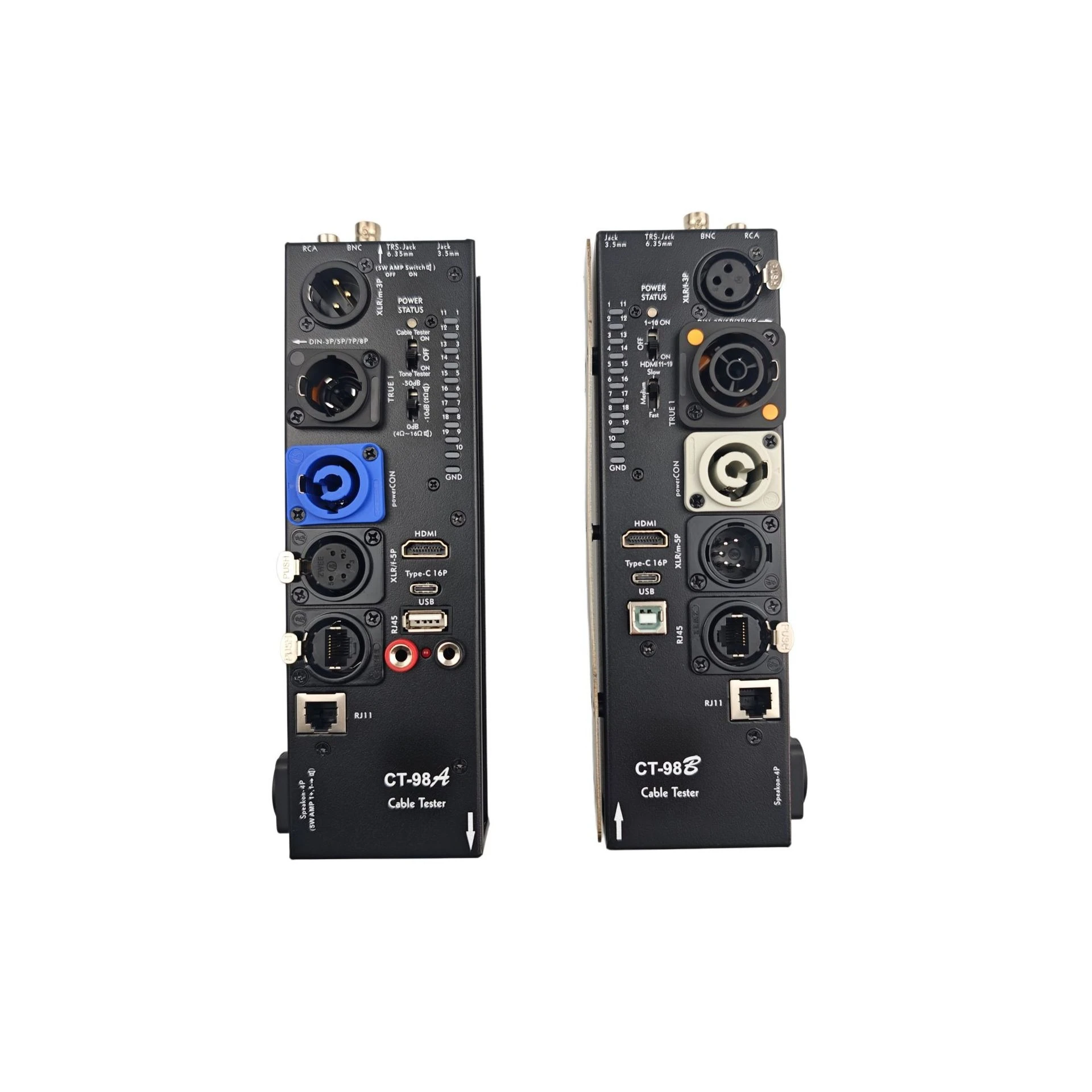 CT‑98 16‑in‑1 Digital Audio Cable Tester, Automatic Tester for HDMI & XLR Cables