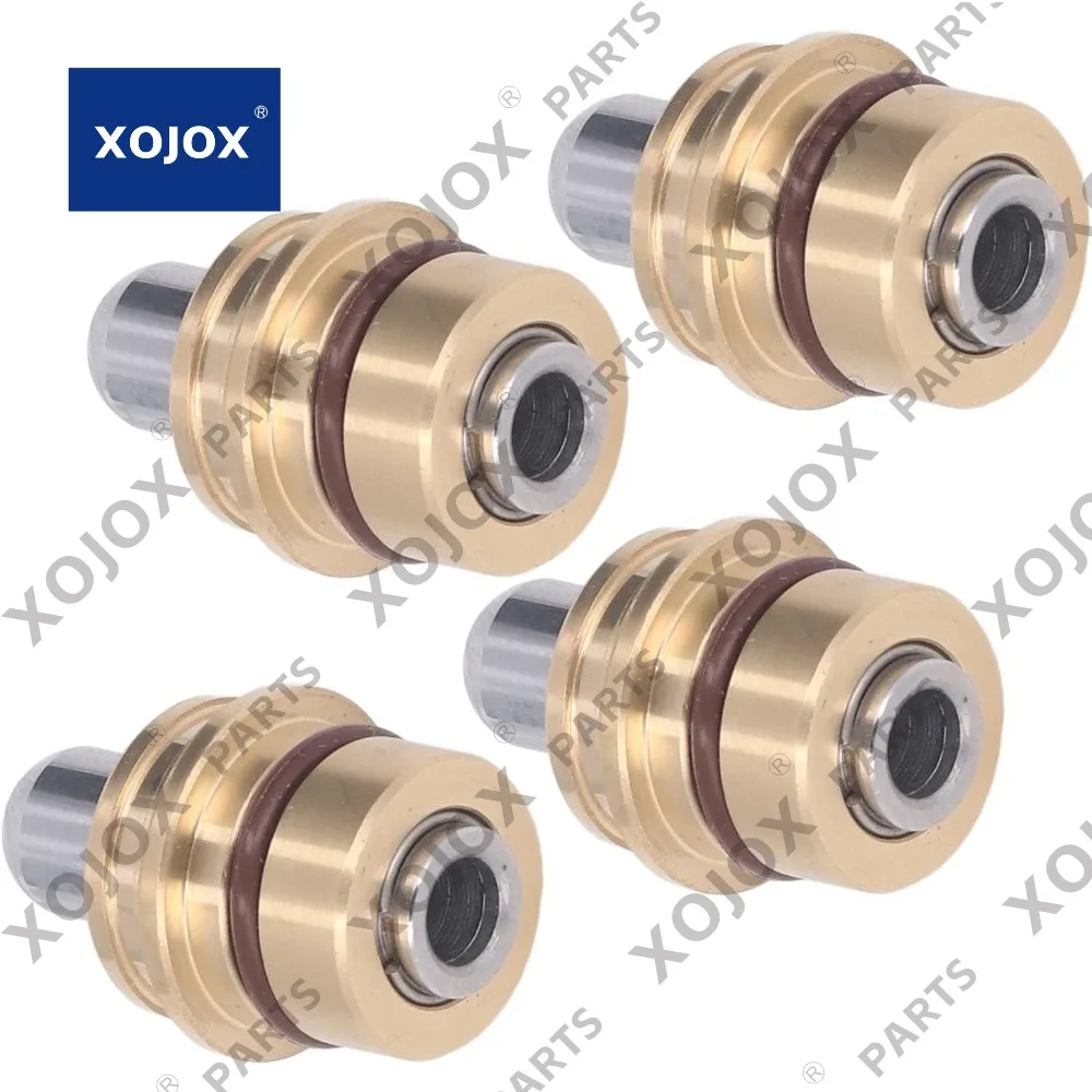 

XOJOX Excavator Push Rod Button, 4PCS Joystick Handle Button Head Rubber Sealing Metal Push Rod Button for, Video Game Joysticks