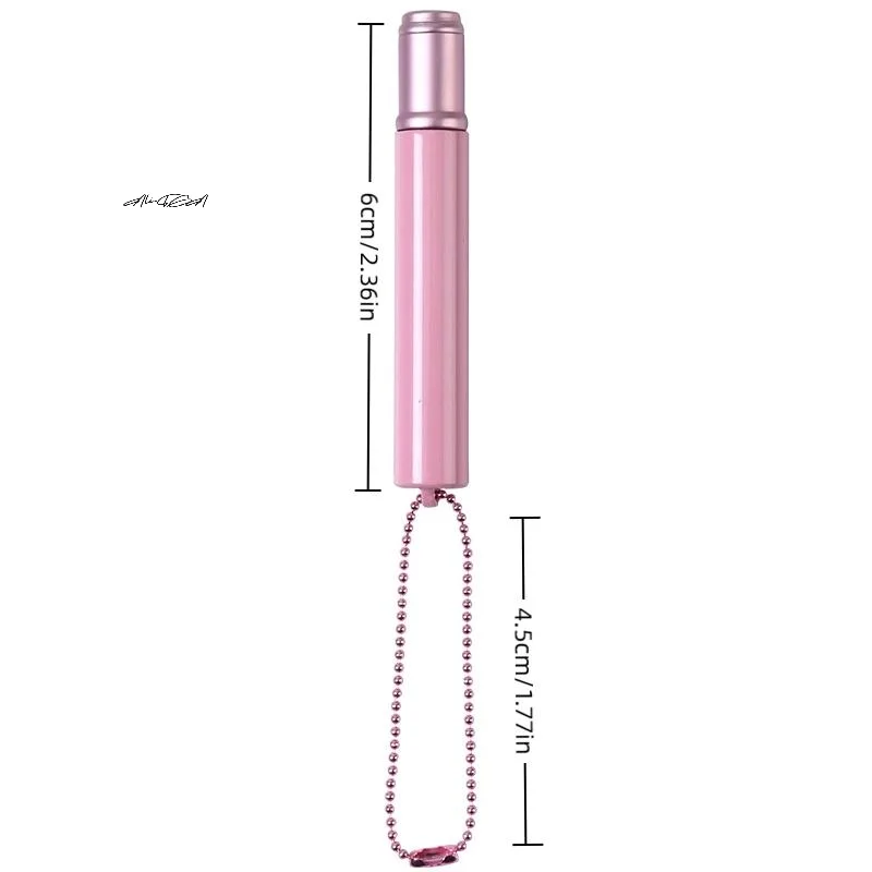 ミニシリコンリップブラシ（カバーとチェーン付き）- コンシーラー、リップマスクアプリケーター、リップグロス、リップスティックブラシ - メイクアップビューティーツール