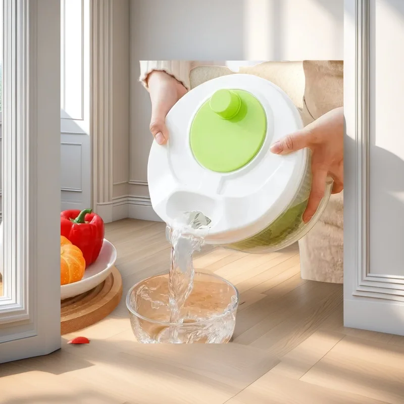 

Многофункциональная машина для сушки овощного салата, вращающаяся машина для овощей, быстродействующая ручная сушилка для фруктов, сушилка для дома