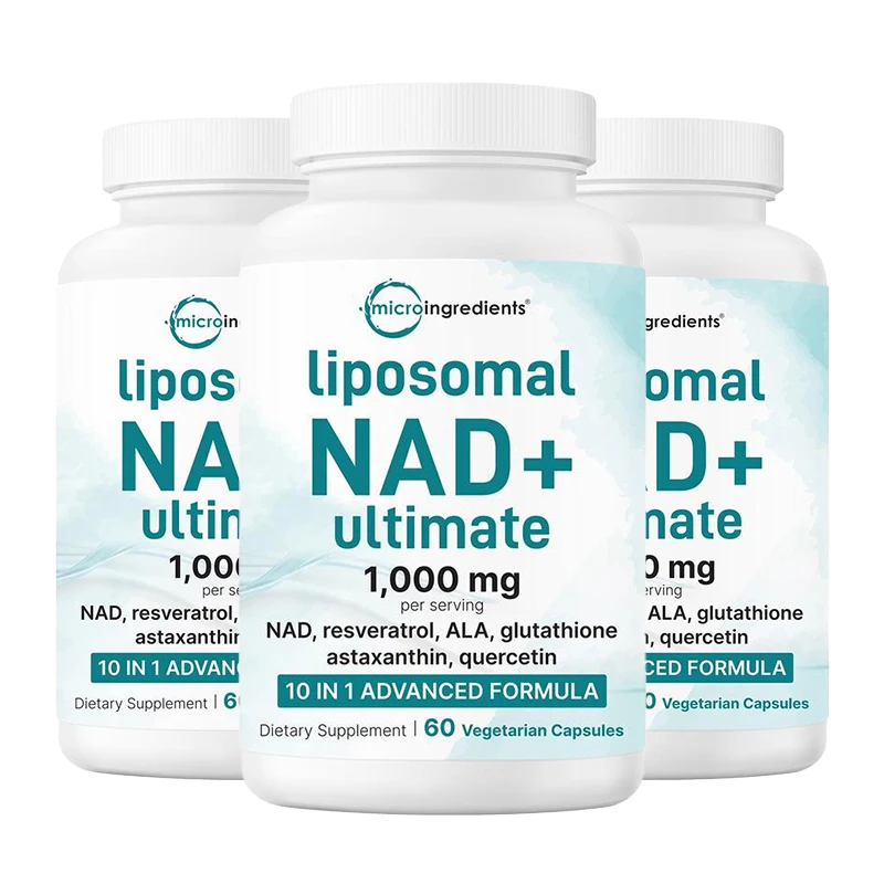 

Liposomal NAD+ Ultimate - Healthy Aging, Increased Energy Levels, Boosted Brain Function, Enhanced Nutrient Absorption