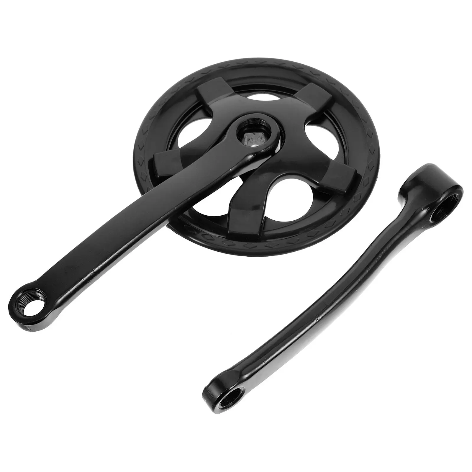 

1Set Bicycle Crankset Sturdy Chainring Square Hole Crank Arm Universal Bike Crank Arm Replacement Repair Parts