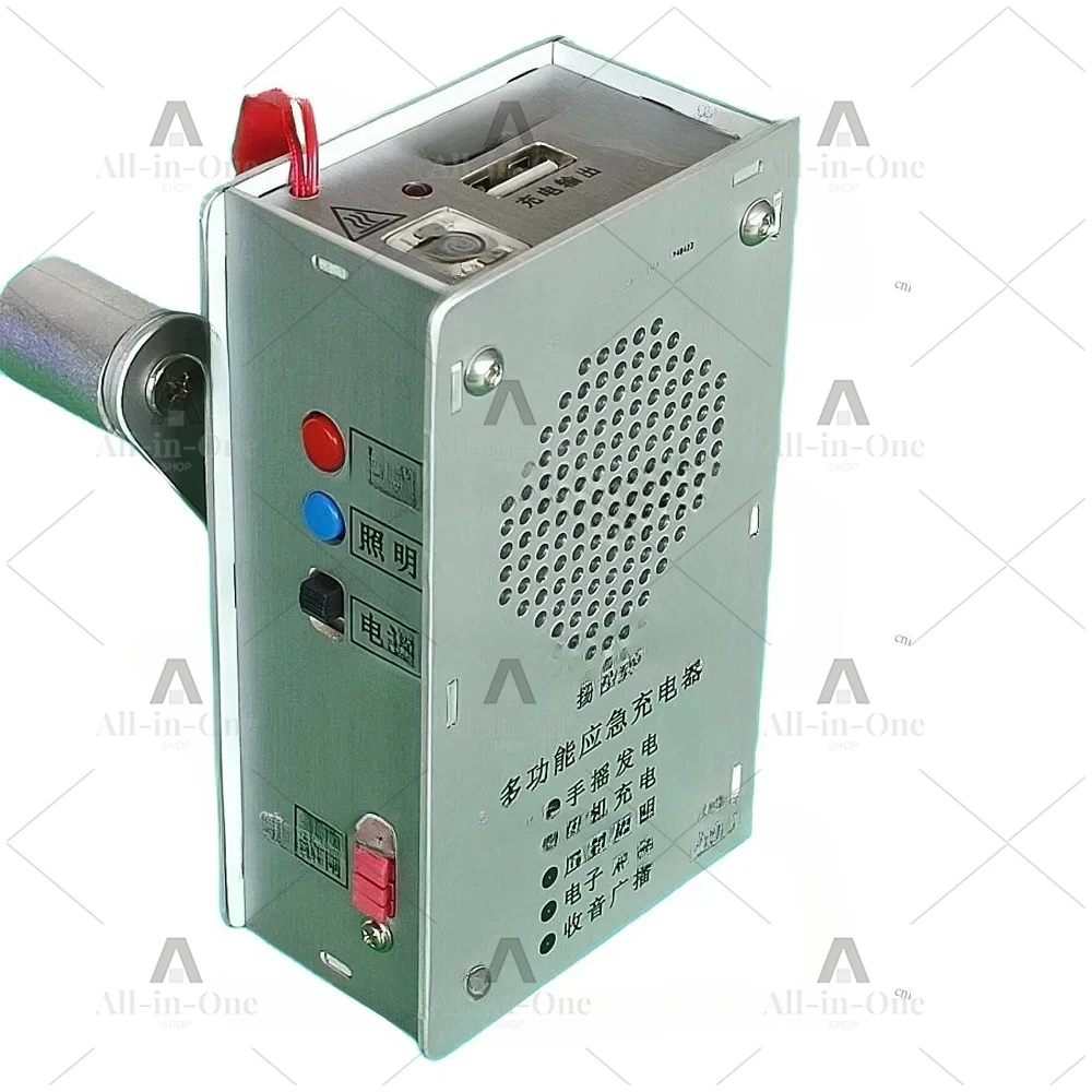 Hand Generator Mobile Phone Emergency Lighting Ignition Camping Outdoor Power Charger
