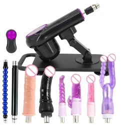 Sex Machine dildo with multiple vibration and thrust modes for G-spot clitoral stimulation, men's dildo machine, dildo sex toy