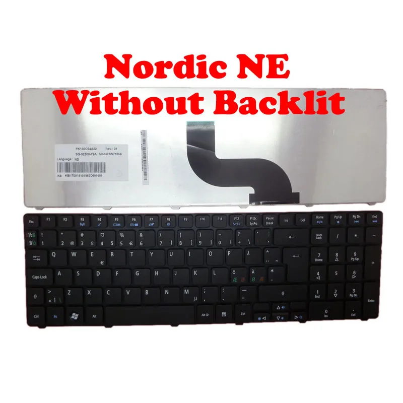 

Keyboard For ACER 5810 5810T 5810T G5810TZ 5810TG 5810TZG NE PO UK US SP KB.I170A.161 KB.I170A.163 KB.I170A.165 KB.I170A.166