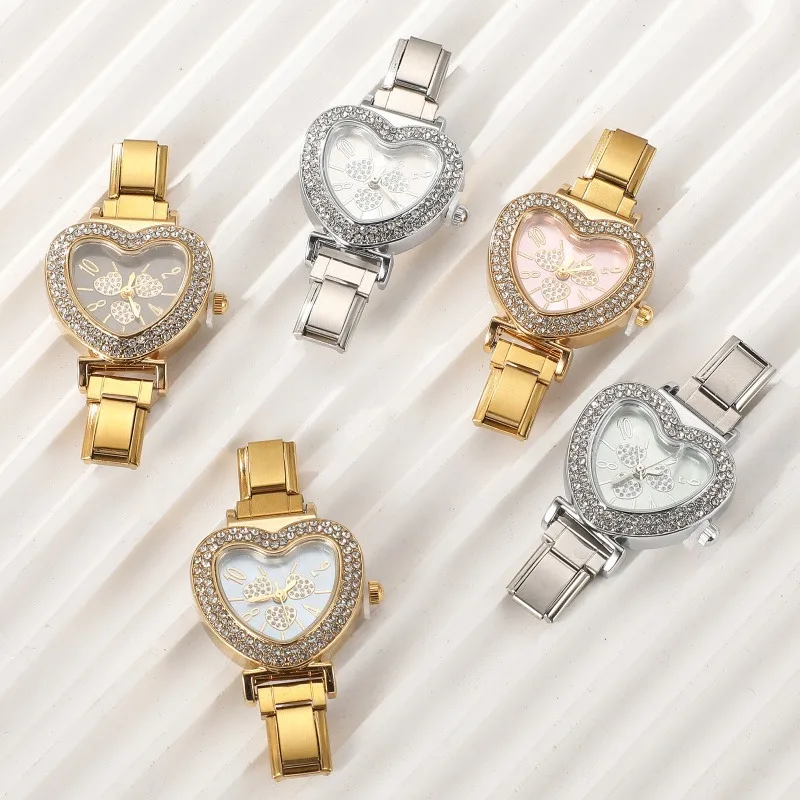 

Модный разъем для часов из нержавеющей стали, подходит для 9 мм, итальянские подвесные звенья, женские квадратные часы, браслет, браслет, сделай сам, ювелирные изделия, подарок