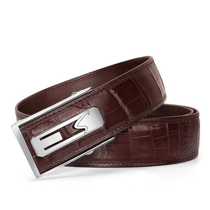 Leather top layer men's belt Fashion casual student youth Korean version all wear denim belt