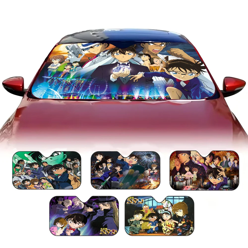 

Аниме Детектив Конан Лобовое стекло автомобиля Складной солнцезащитный козырек Блок отражателя Портативный дышащий анти-УФ-защитный экран
