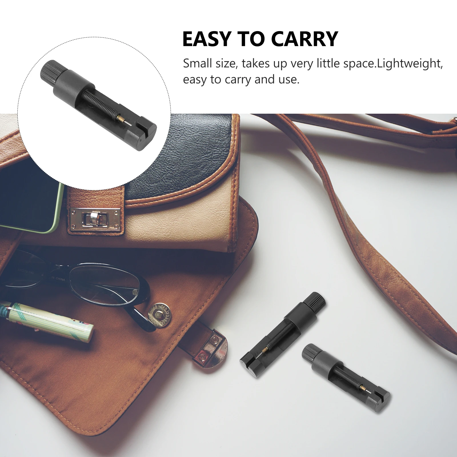 6pcs Mini Watch Adjuster Durable Metal Watchb Repair Tool Spring Bar Remover Kit Link Removal Lightweight Portable