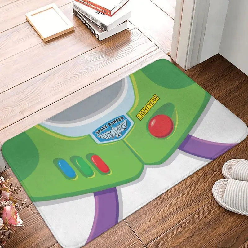 Custom Toy Story Buzz Ranger Suit Front Door Floor Entrance Mats Indoor Bath Kitchen Doormat Garden Carpet Rug