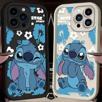 Cute Stitch Case For Infinix Note 40 Hot 50 40 Pro 30i 30 Play 40i GT 20 10 Tecno Camon 30 Spark 30C 10 Pro 20C Smart 8 9 cover