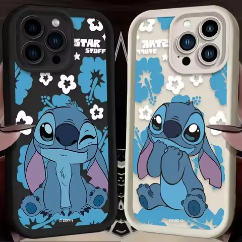 Cute Stitch Case For Infinix Note 40 Hot 50 40 Pro 30i 30 Play 40i GT 20 10 Tecno Camon 30 Spark 30C 10 Pro 20C Smart 8 9 cover