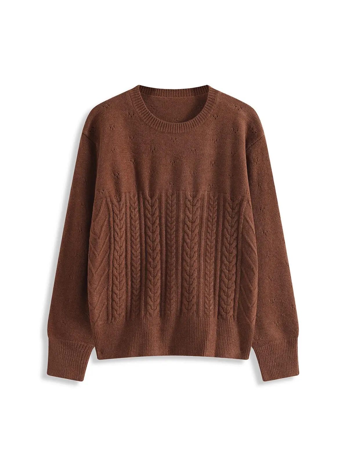 

Женский повседневный круглый свитер Ne с вырезом, дизайн Thiened Long Sve Commute Sle, осень-зима, вязаный простой слэ