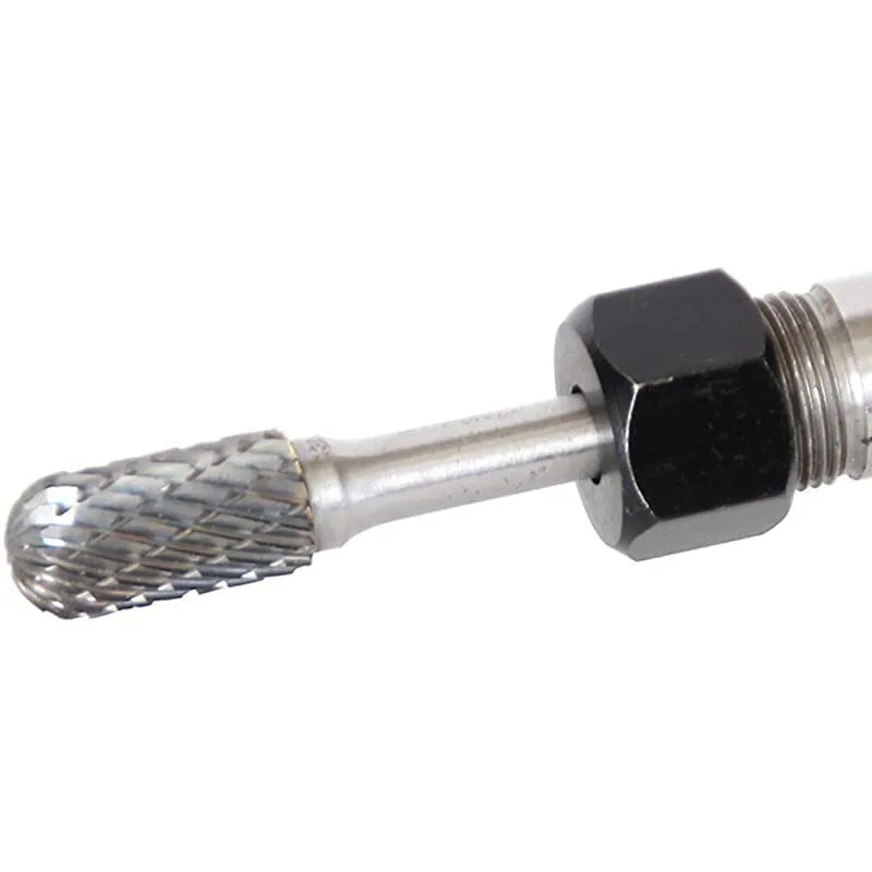 Ball Nose Cylinder Shank Mould Carving Tools Single Cut Milling Cutter Tungsten Carbide Rotary File Burr Style