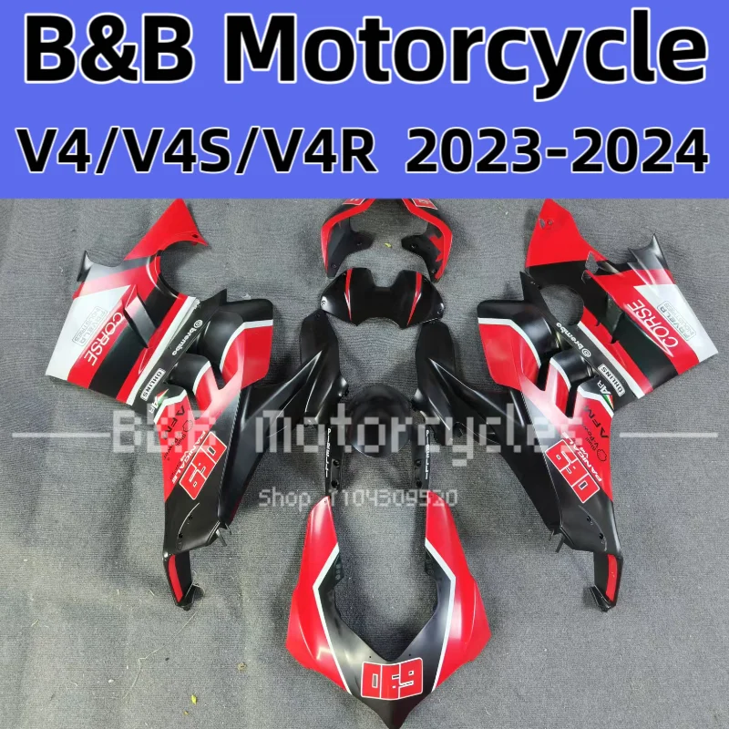 

Для Ducati Panigale V4 V4S 2023 2024, комплект обтекателей для мотоцикла, комплект кузова, комплект кузова, впрыск корпуса V4 V4S 2023-2024