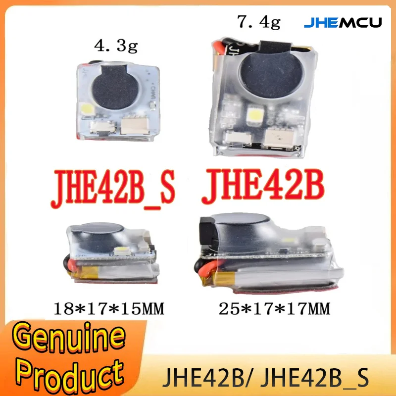 

JHEMCU JHE42B/ JHE42B_S Finder 5V Loud Buzzer Tracker LED Buzzer Alarm Super 110dB W for FPV Drone