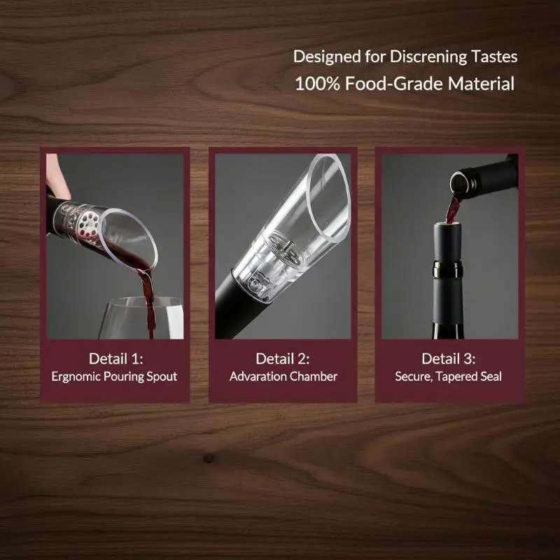 Wine Pourer Spout Set 1/2/5/10/12pcs for Enthusiasts Enjoy Every Bottle Perfect for Holidays and Events