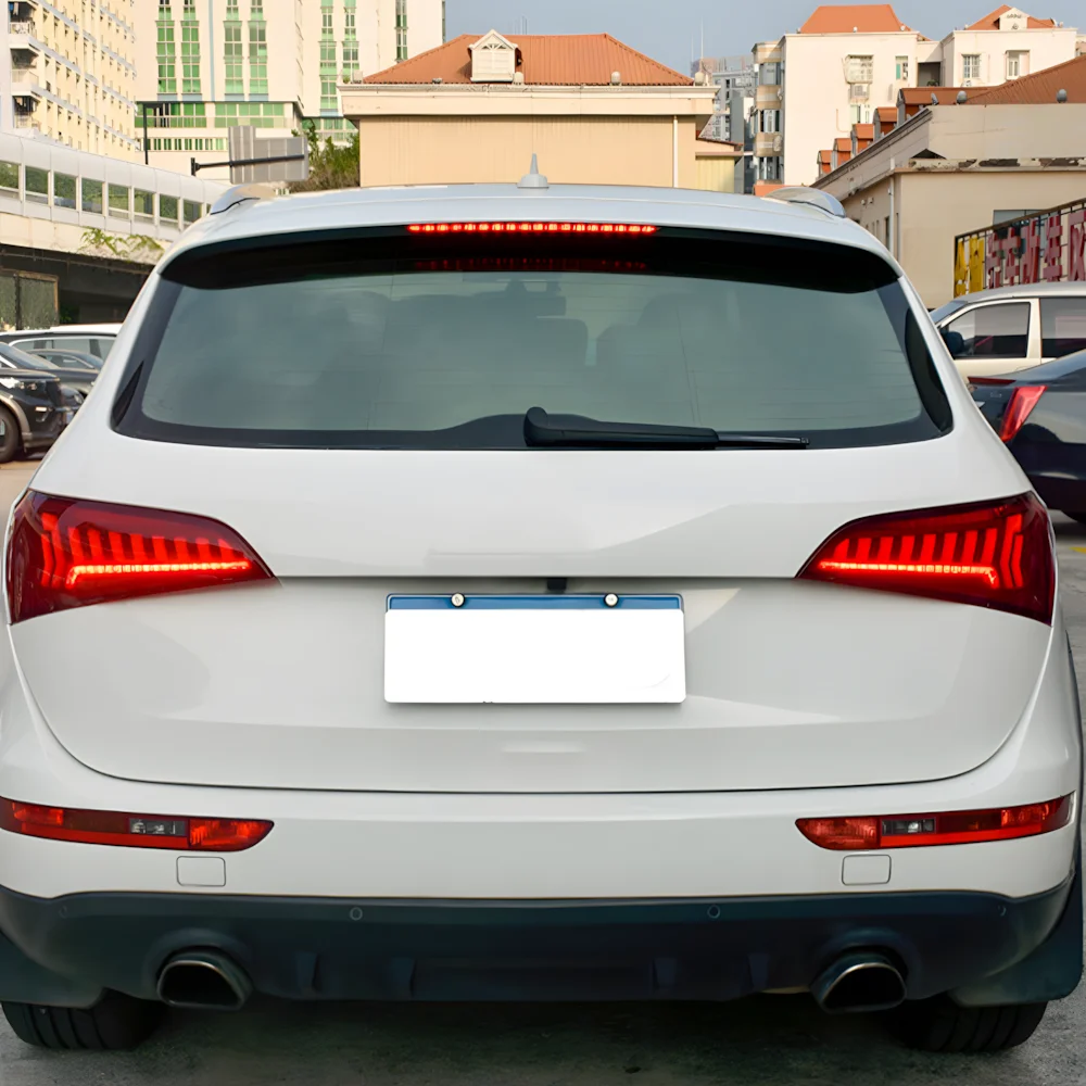 Plug and Play Car Taillights Assembly for Audi Q5 2008-2018 Rear Lamps Upgrade Q7 Style Dynamic Flicker Signal Lamp Accessories