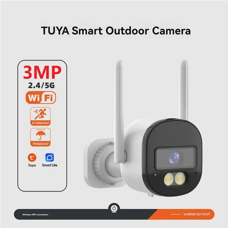 كاميرا AAAEL-Smart Life 3MP Wifi Security كاميرا Tuya Al Detection IP 2.4G/5G Wifi Mini CCTV نظام مراقبة الفيديو #5