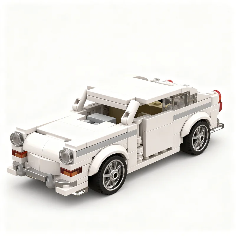 212-teiliger MOC Volkswagen Fastback City Champions Modellbausatz Konstruktionsspielzeug Weihnachtsgeschenke DIY Kreative Idee Bildungsspielzeug