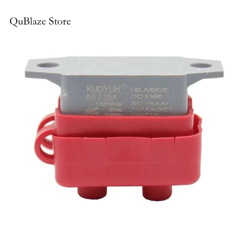 

5A 10A 15A 20A 25A 30A 35A 40A 50A DC 12V 24V Automatic Reset Circuit Breaker With Cover Stud Bolt