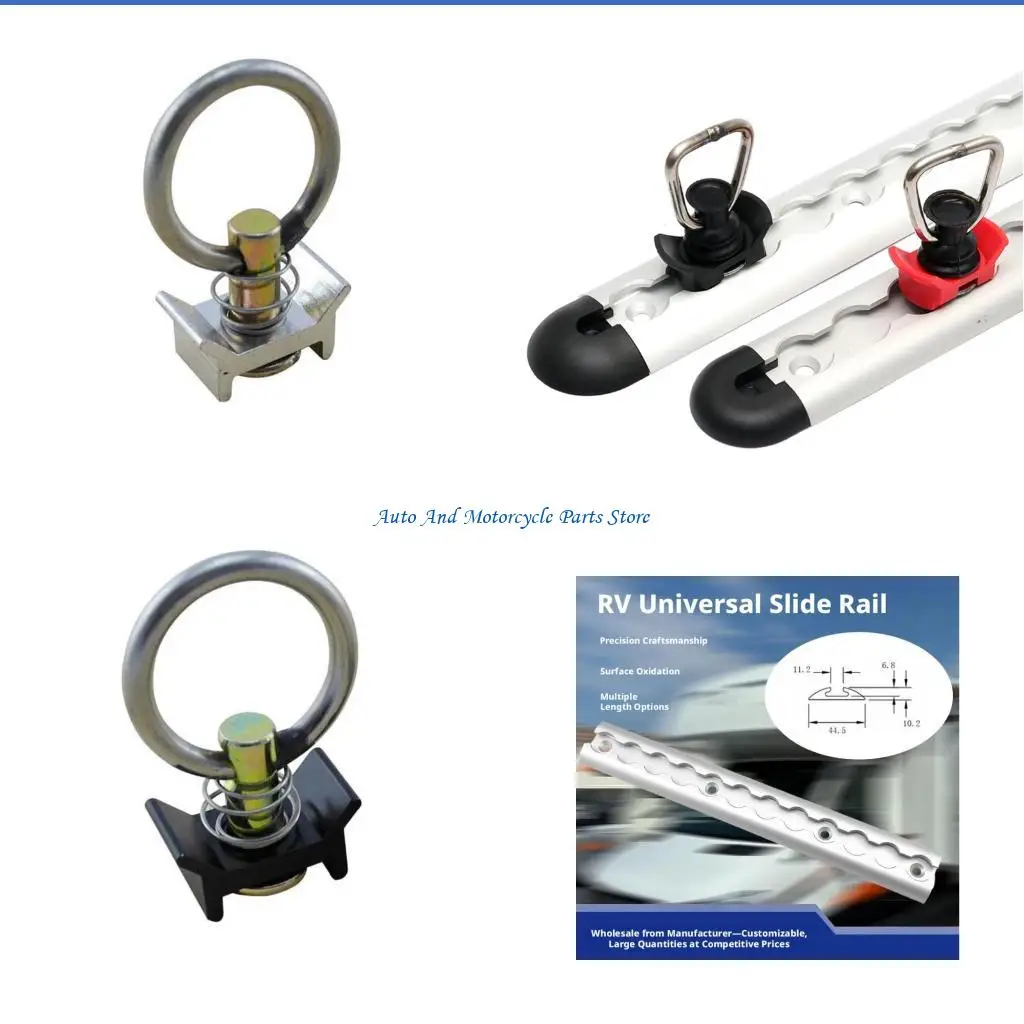 P9FD Metal L-Track Cargo Hardware for Trailer Truck and Pickup Load Control