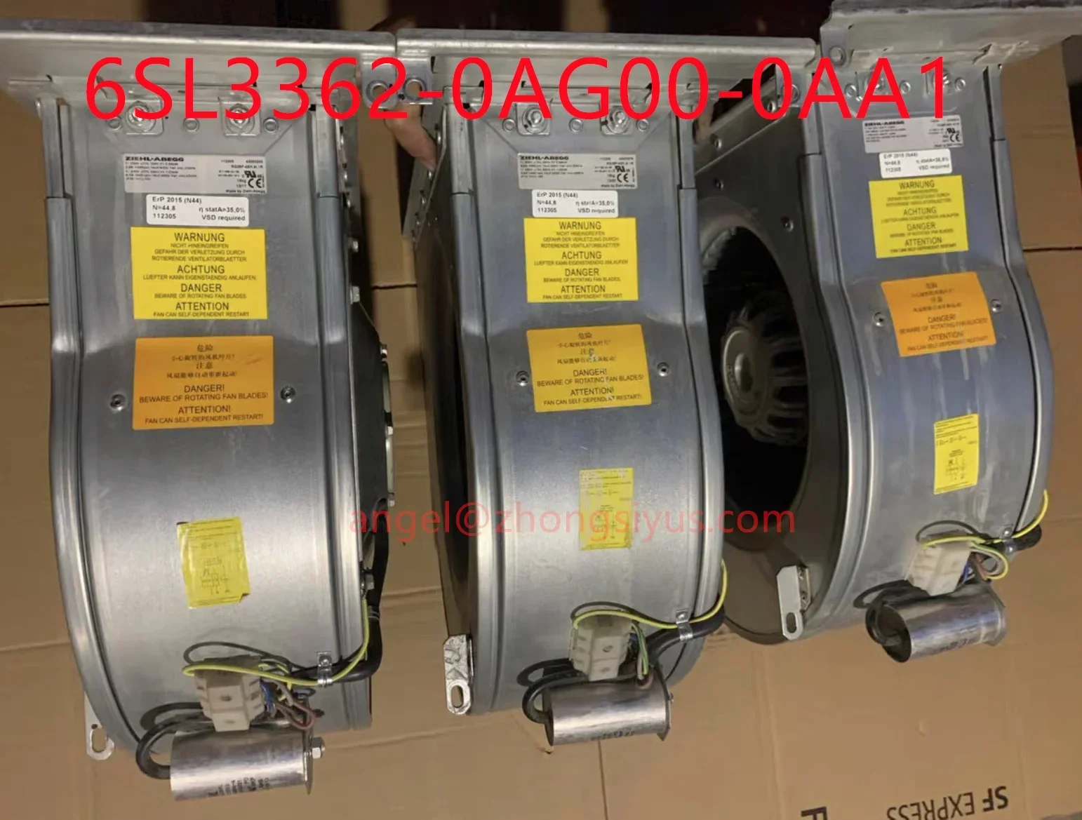 

6SL3362-0AG00-0AA1 SINAMICS/MICROMASTER PX Replacement fan Cooling fan RE28P-4EK.4I.1R G4E280-BC23-05