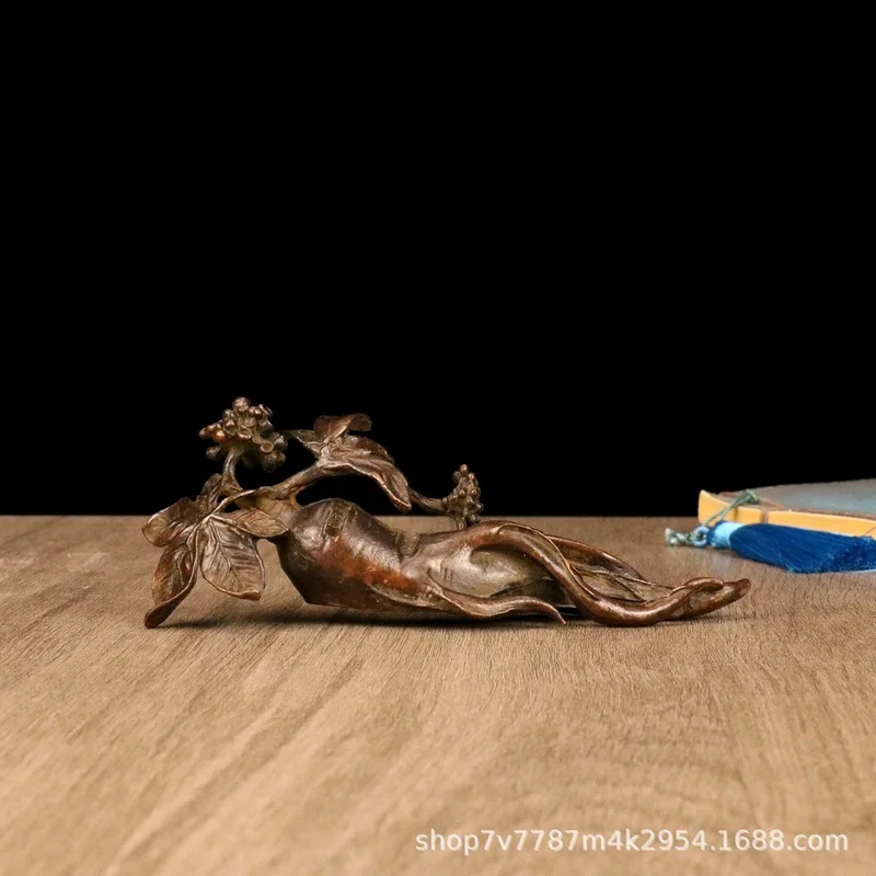 Brass alloy handicrafts, ginseng home living room decorative ornaments
