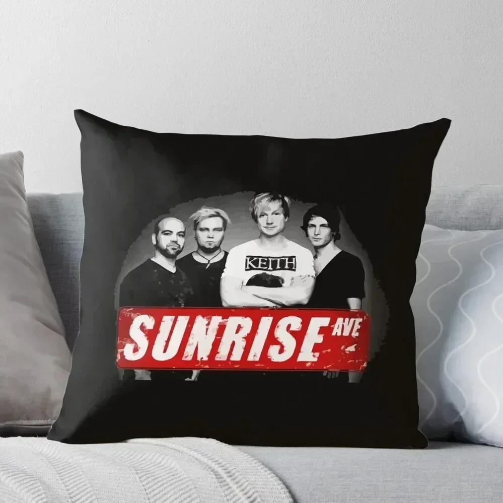 Sunrise Avenue Throw Pillow Decorative Sofa Cushion pillows decor home pillow