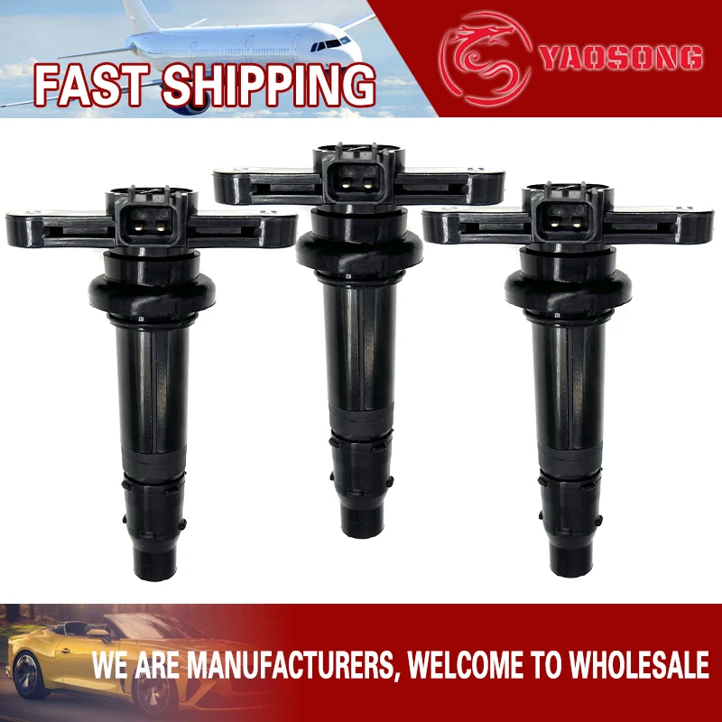 

3PCS F6T577 2HC-82310-00-00 New Ignition Coil For YAMAHA YXZ1000R YXZ1000 R YXZ 1000 R EPS SS SE 2016 2017 2018 2019 2020 2021