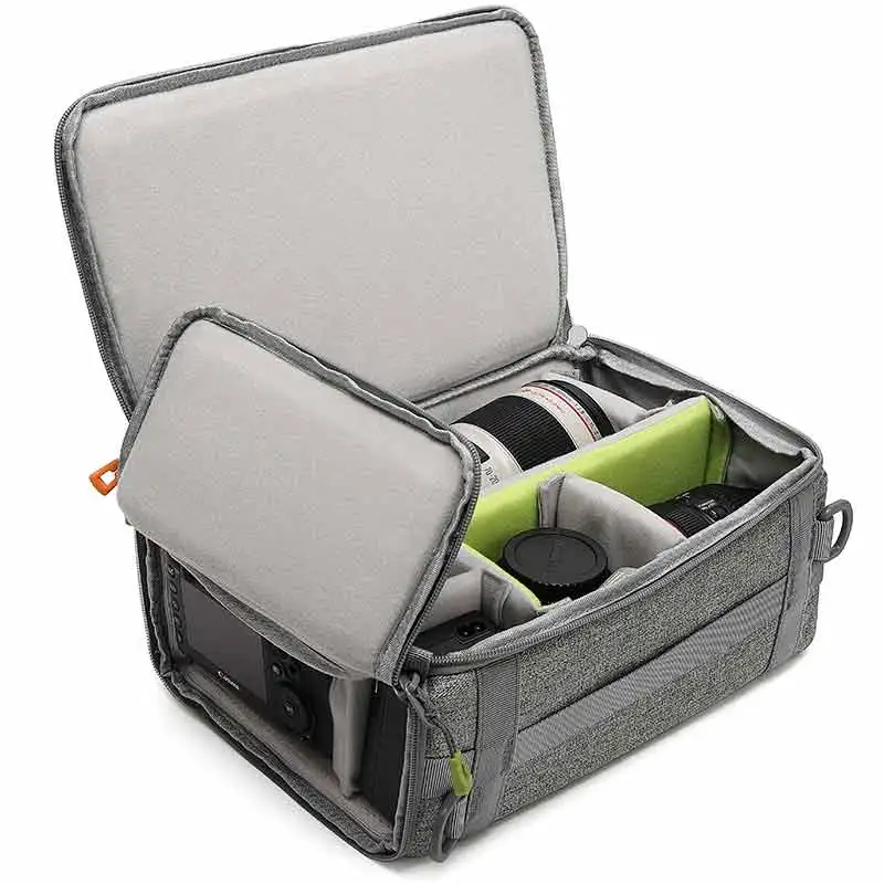 Tas voor fotocamera Drukbestendig Fotografie Liner Bags Gewatteerd inzetstuk SLR-lenshouder voor Canon Sony Nikon 5D7D Accessoires