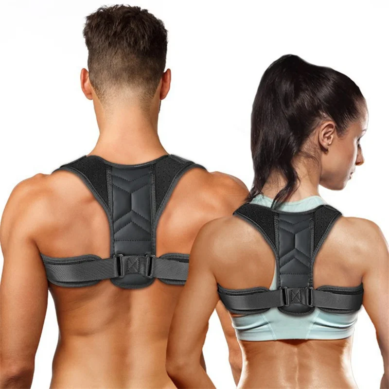 Correcteur de posture dorsal réglable, attelle de cou, équipement d'entraînement, bureau à domicile, homme femme, soutien de la posture, ceinture de correction des épaules